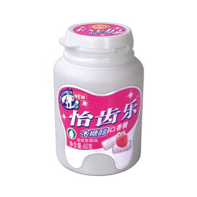 60g Yi Tooth Fresh Strawberry Chewing Gum